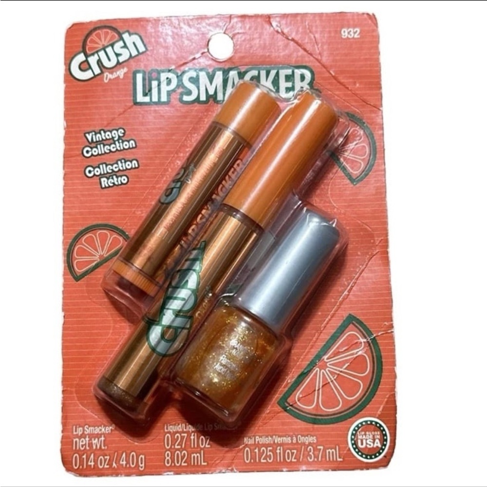 Crush Vintage Collection Set - Orange flavor - RARE lipsmacker